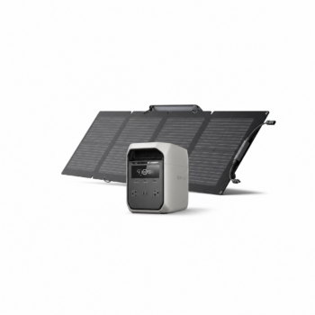 ECOFLOW DELTA 3 CLASSIC CON PANEL SOLAR DE 110 W, 1024 Wh 1800W AC (3600W Surge)